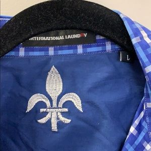 international laundry Shirts - International Laundry blue and white dress shirt international laundry Shirts - International Laundry blue and white dress shirt